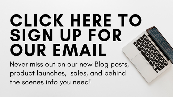 Get notifications for all of our new Blog posts, product sales launches, and behind-the-scenes information you need.