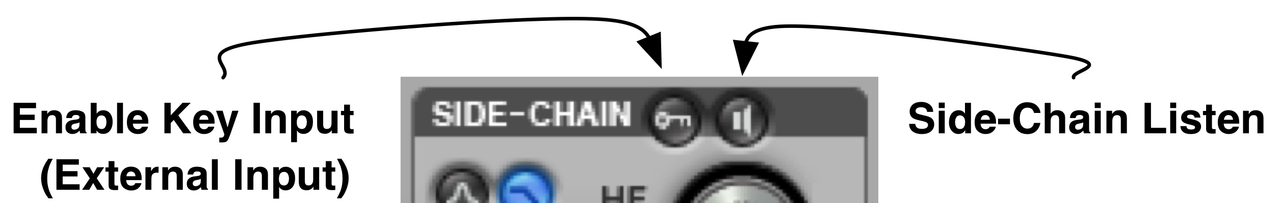 Side chaininputs