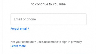 sign in the Google account