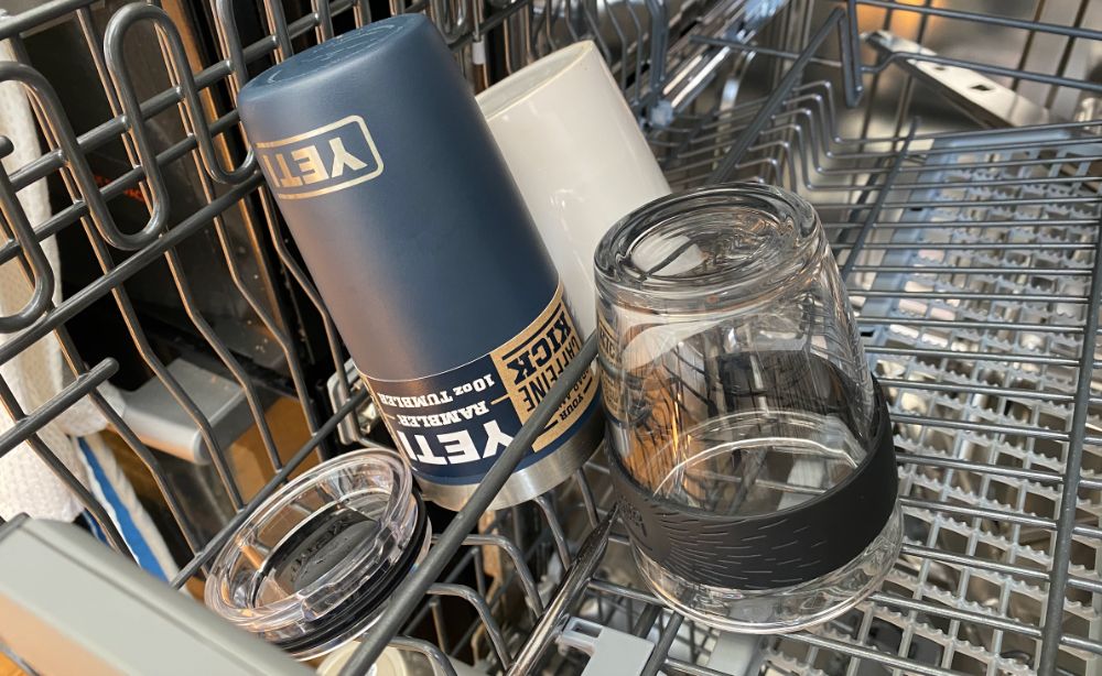 yeti cups in the dishwasher