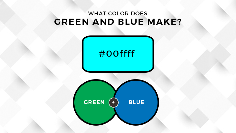 What color do green and blue make?