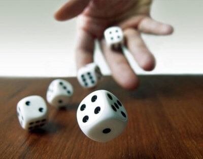 Controlling the dice roll can really help you win craps.