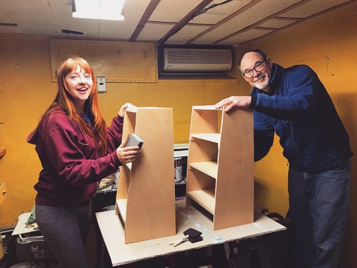 making cabinets