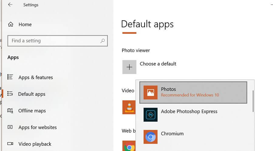 Windows 10 Photos app doesn't scroll