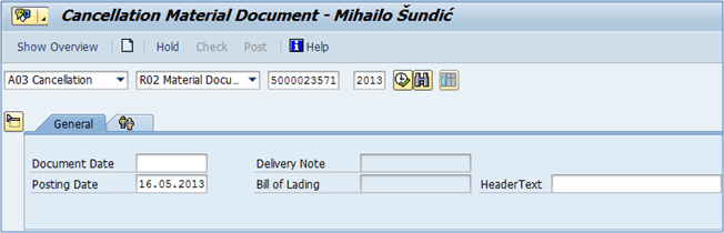 How to Reverse (Cancel) MMBE Goods Receipt in SAP