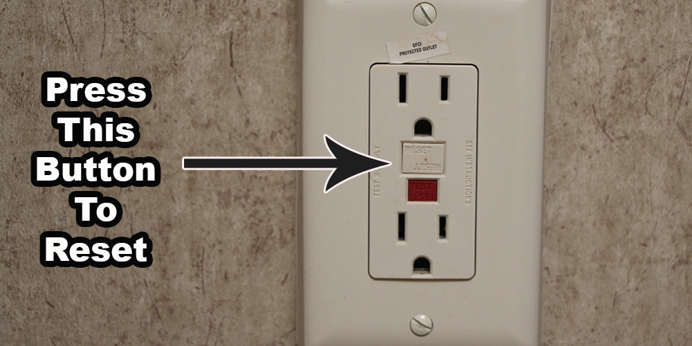 A GFCI RV outlet needs to be placed in the travel trailer bathroom