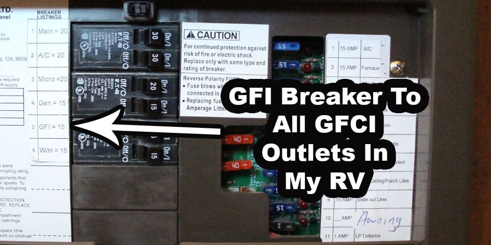 Breakers to GFCI outlets will usually be labeled GFI.