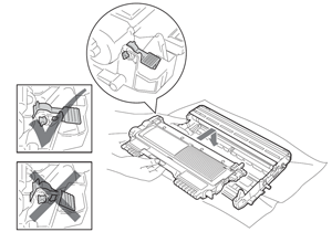 Insert a new toner cartridge into the drum for your Brother HL2220, HL2230, HL2240, HL2270, HL2280 printer