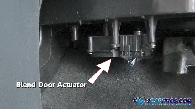 How to find and replace HVAC mixer door actuator