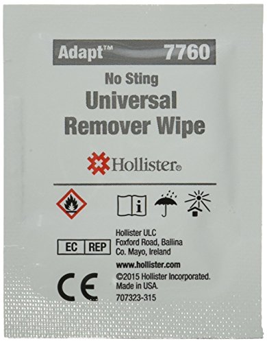 Hollister 7760 Barrier and Adhesive Wipes, Category: Anal Supplies (Pack of 50)