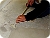 Manual floor scraper