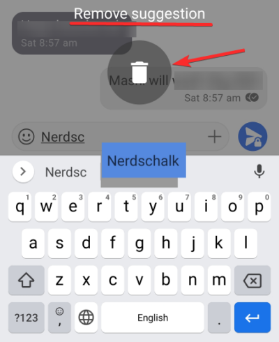 remove suggested gboard