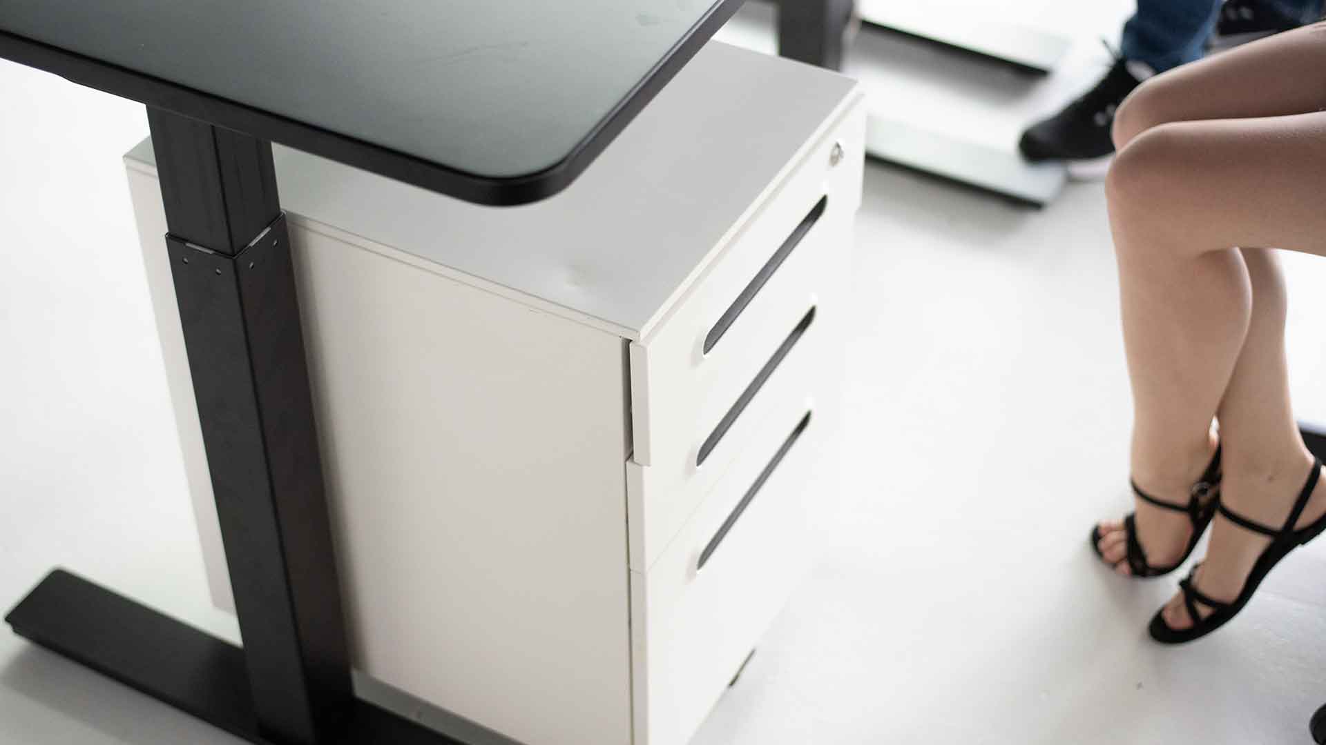 Remove drawers from filing cabinets
