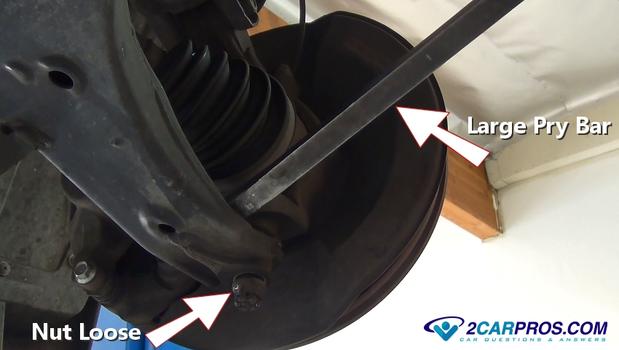 How to release the suspension or steering joints