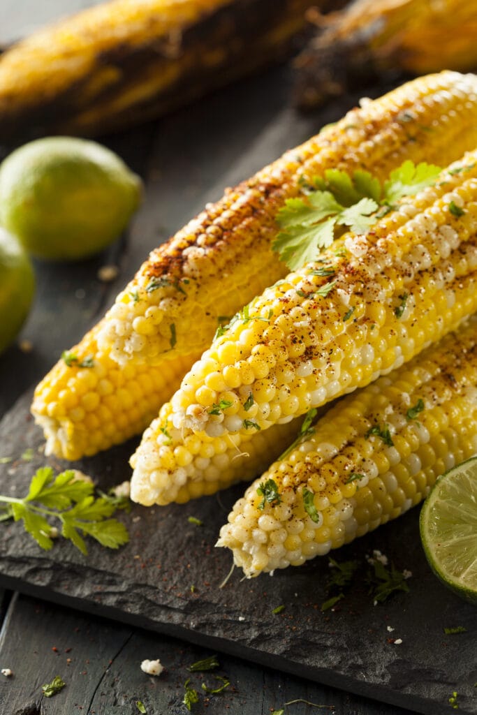 Homemade corn on cob