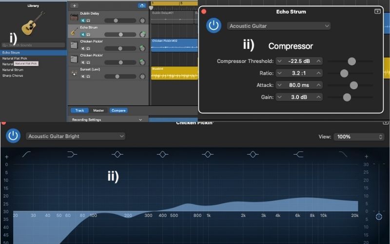 Garageband Presets and Settings