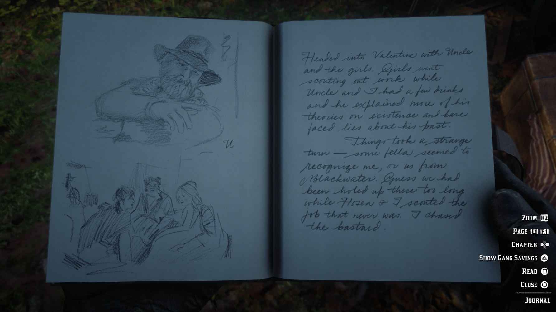 Drawings in Arthur
