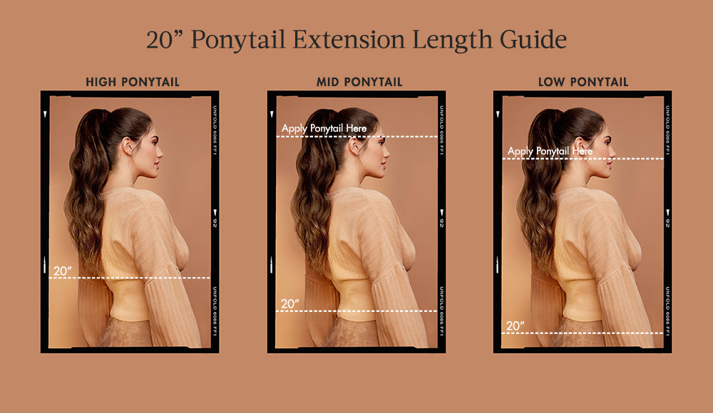 Ponytail length tutorial