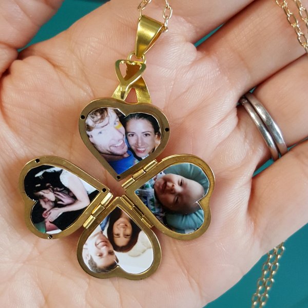 How to print a photo for a heart locket