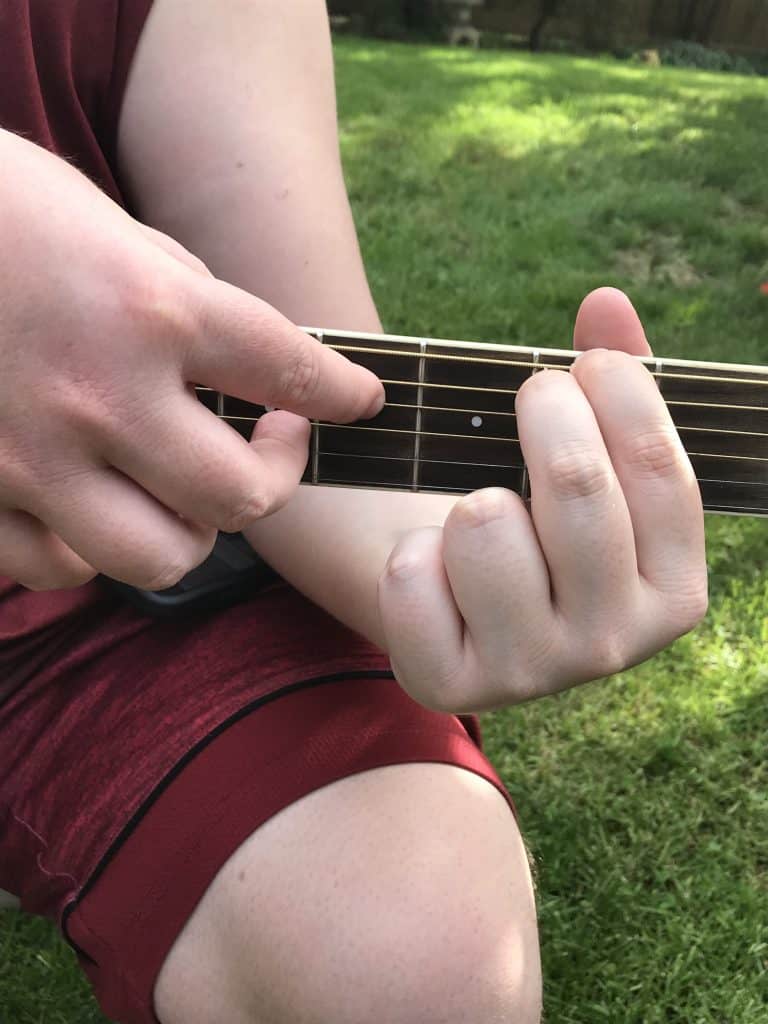 Image 5 Under Hand Technique Tapping On Guitar Neck
