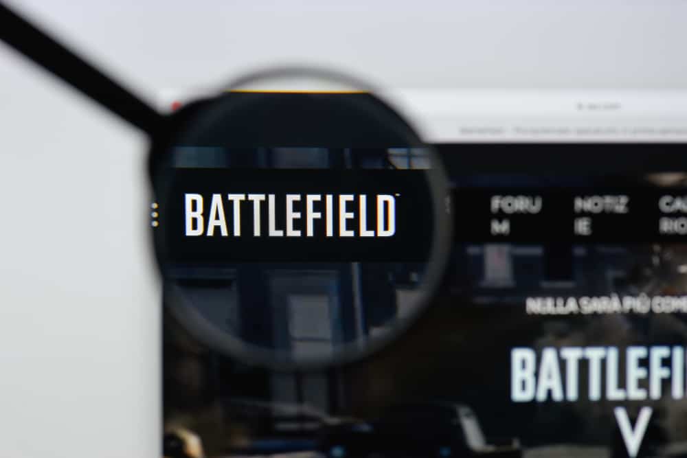 Battlefield 1 website homepage