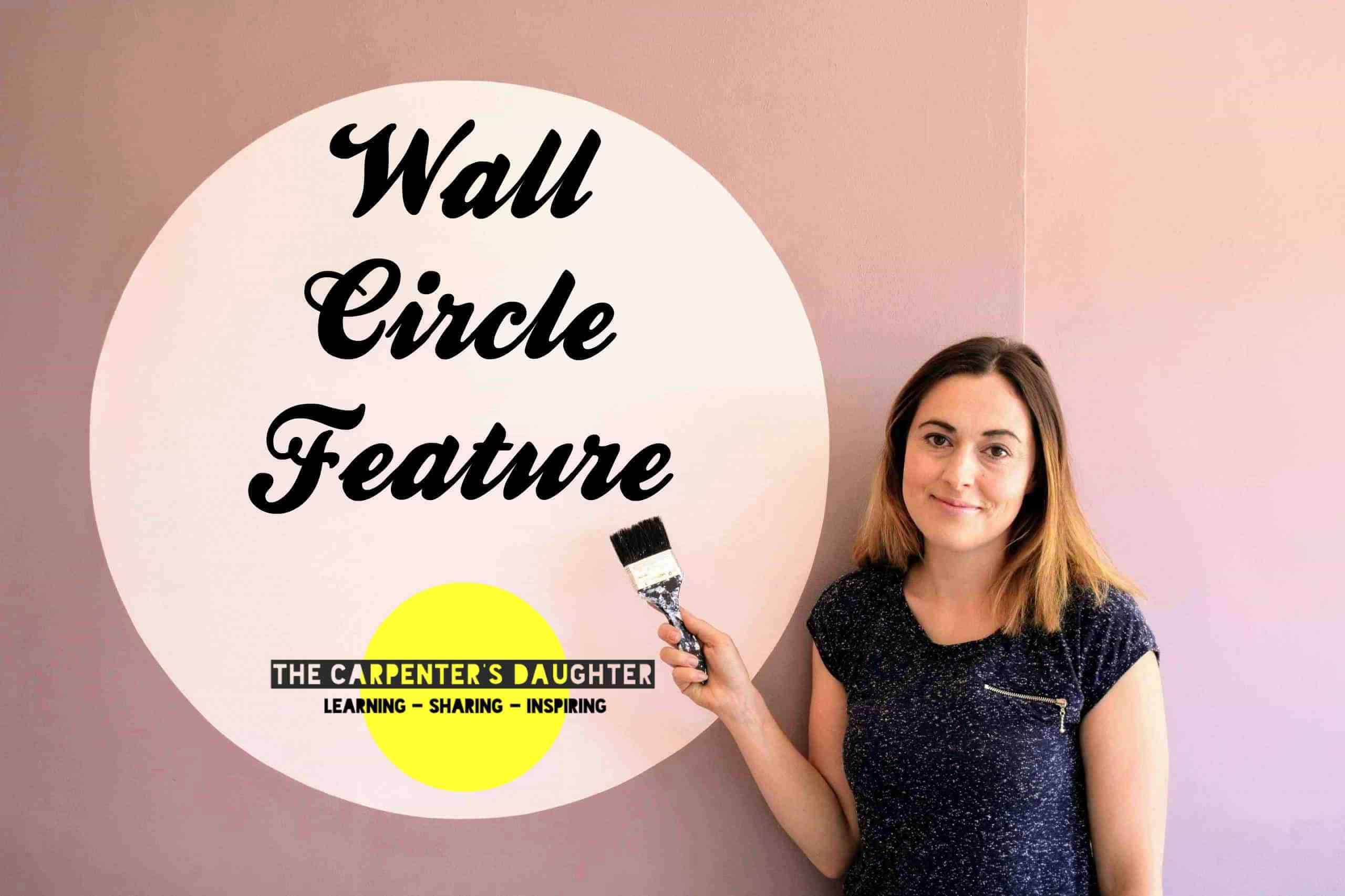 how to feature a wall circle in a bedroom, living room or chimney with The Carpenter
