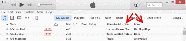iTunes gets a lot of information