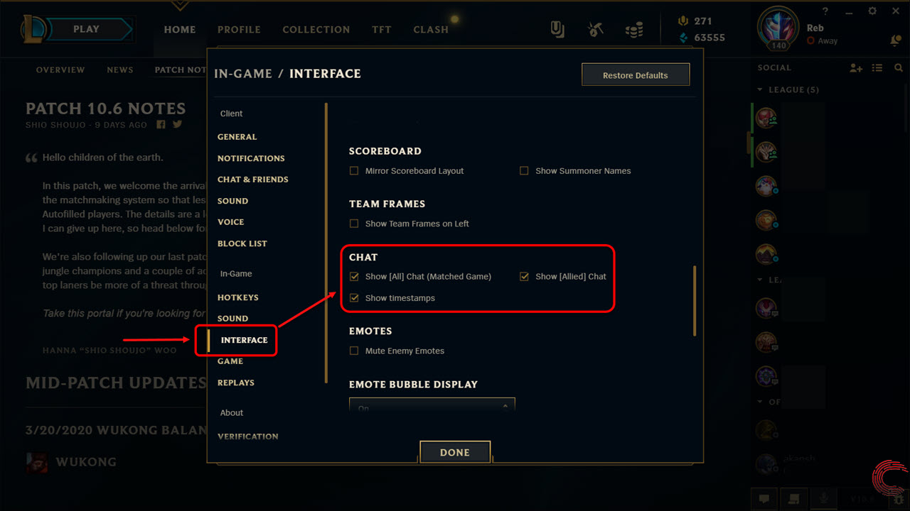 How to chat in League of Legends (LOL)? With friends, allies and all