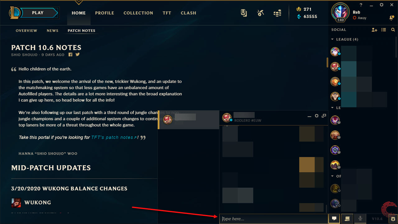 How to chat in League of Legends (LOL)? With friends, allies and all