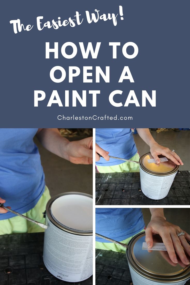 how to open paint cans - easy way