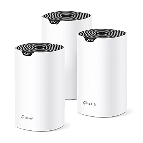 TP-Link Deco Mesh WiFi System (Deco S4) - Up to 5,500 Sq.ft. Coverage, Replaces WiFi Router and Extender, Gigabit Ports, Works with Alexa, 3-pack