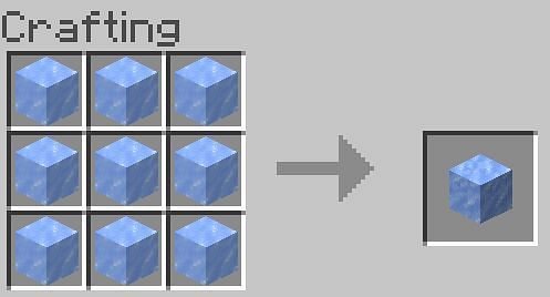 use ice in Minecraft