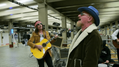 U2 in disguise. Bono of the rock's most hated figures