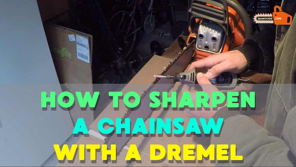 How to sharpen a saw with a Dremel