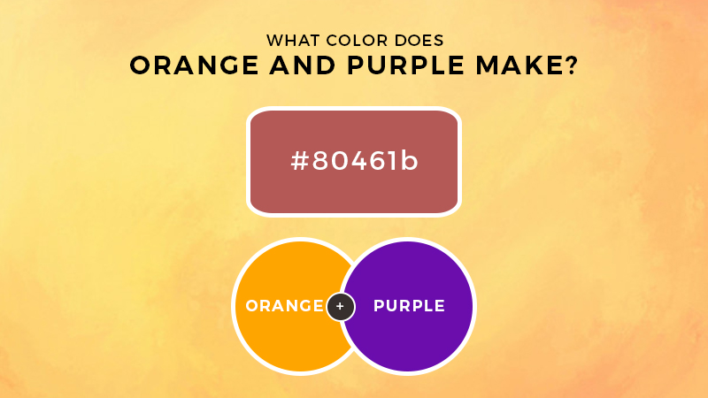 Mixed Orange and Purple