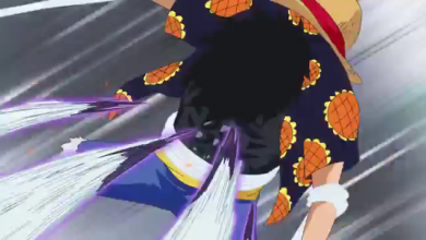 Luffy using Haki