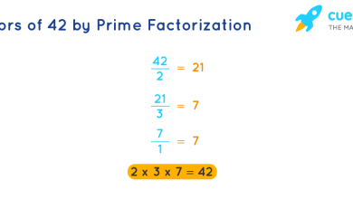 Factors of 42 by Prime Factorization