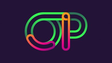 OP in green, orange, and hot pink neon