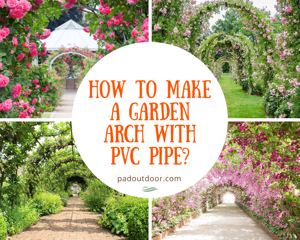 how to make a garden arch with pvc pipe
