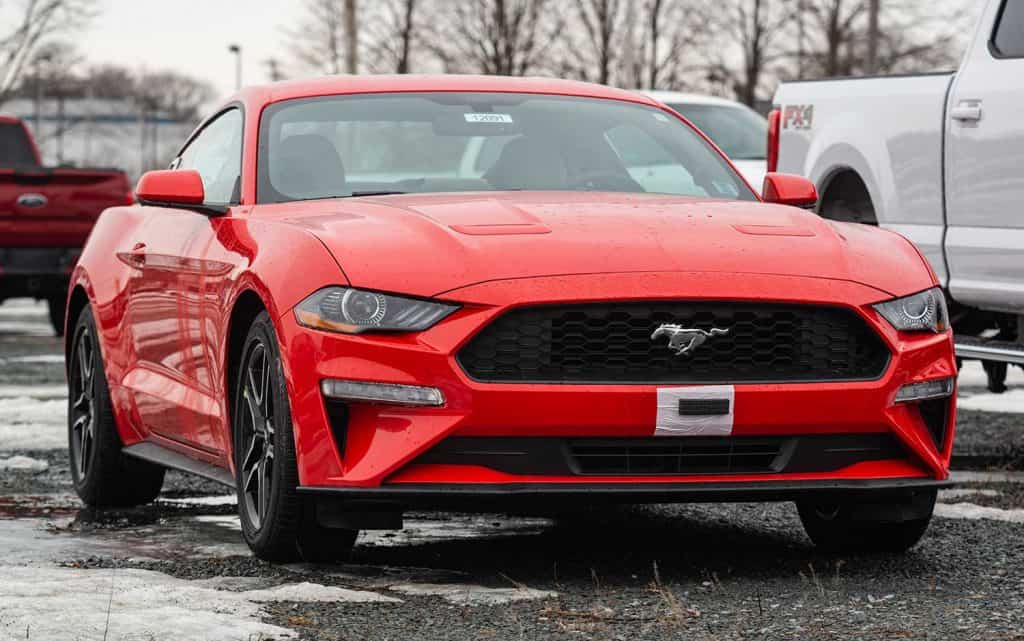 Ford Mustang 2020 at the dealer