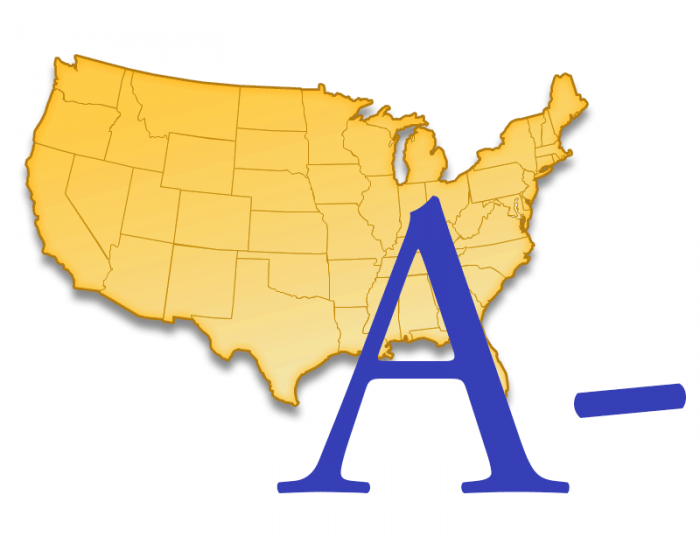 What state doesn't have an A in its name?
