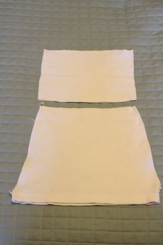 rectangular belt piece and skirt