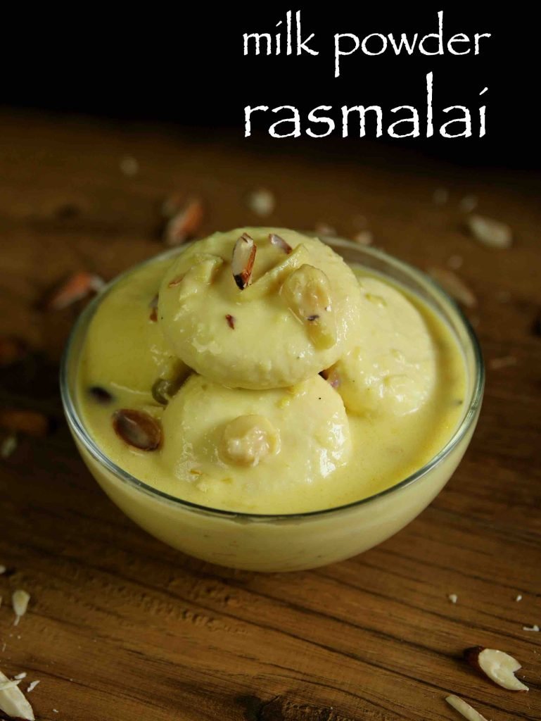 rasmalai recipe with milk powder