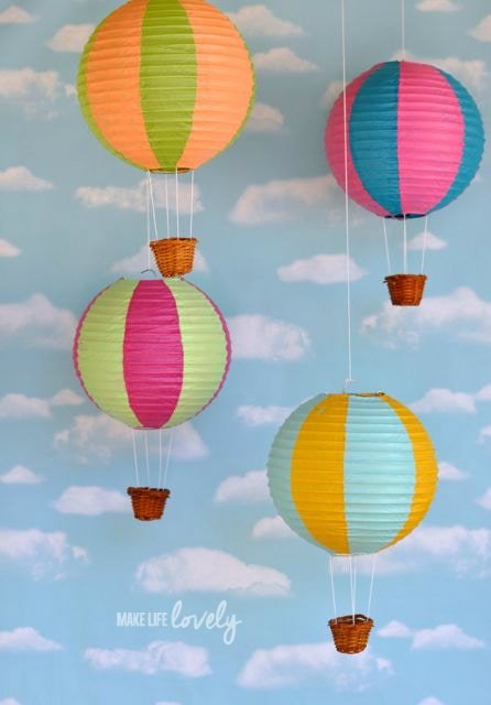 How to preserve paper lantern balloons
