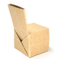 regular origami chair