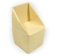 regular origami chair