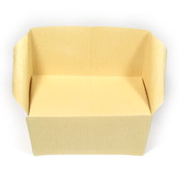 origami loveseat