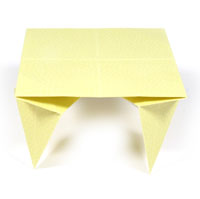 traditional origami table