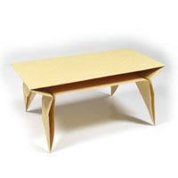 Origami dining table