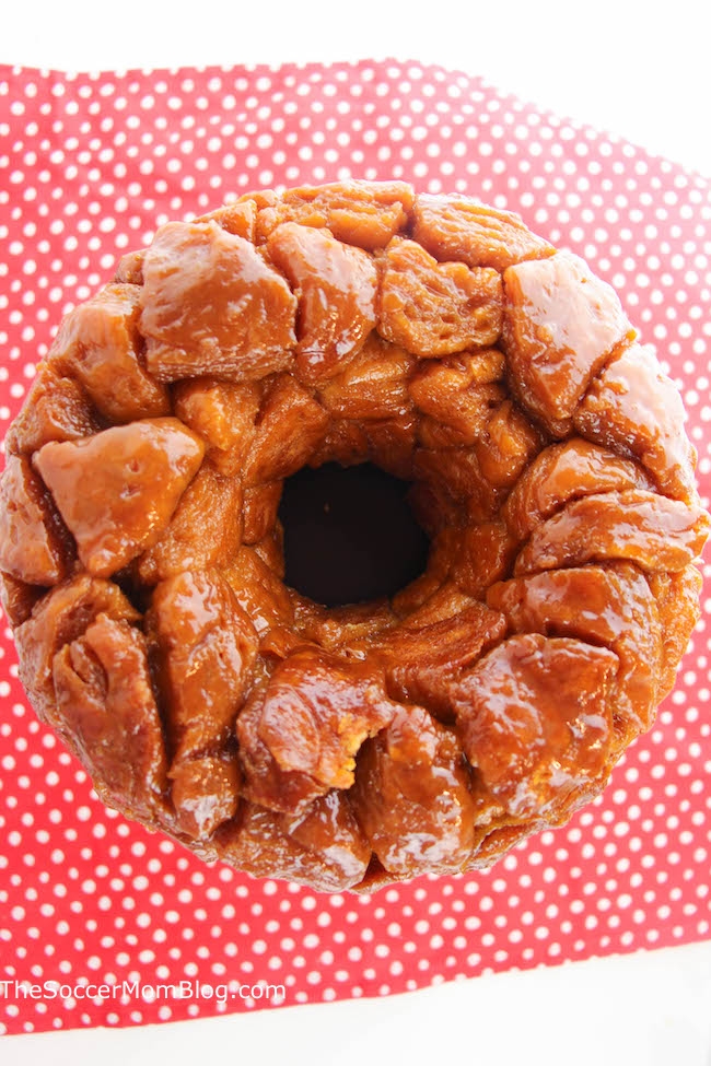 Like mom does! This microwave monkey bread recipe makes a delicious treat for the whole family!